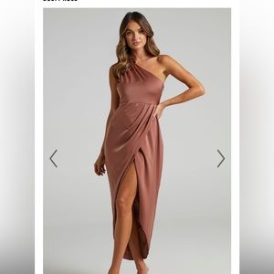 Showpo Felt So Happy Dress in Dusty Rose